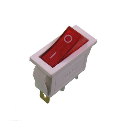KCD3 Series Rocker Switch 3 Pin 2 Gear With Light