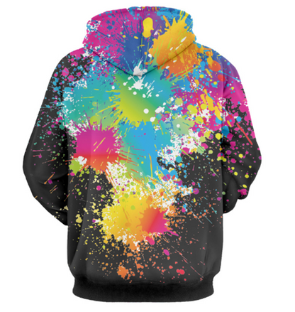 3D Plus Size Men's Fall Winter Hooded Sweater