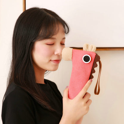 Coconut Horse Pencil Case Stationery Canvas Pencil Case Large Capacity Multifunctional