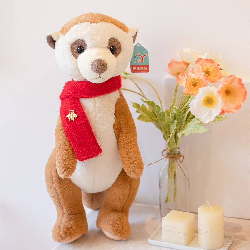Cute Plush Toy Mongoose Simulation Animal Parent-Child Doll