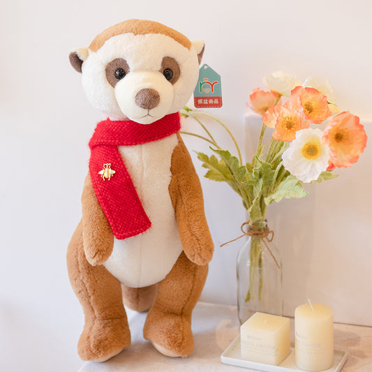 Cute Plush Toy Mongoose Simulation Animal Parent-Child Doll