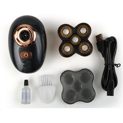 Men Usb Rechargeable Rotary Razor