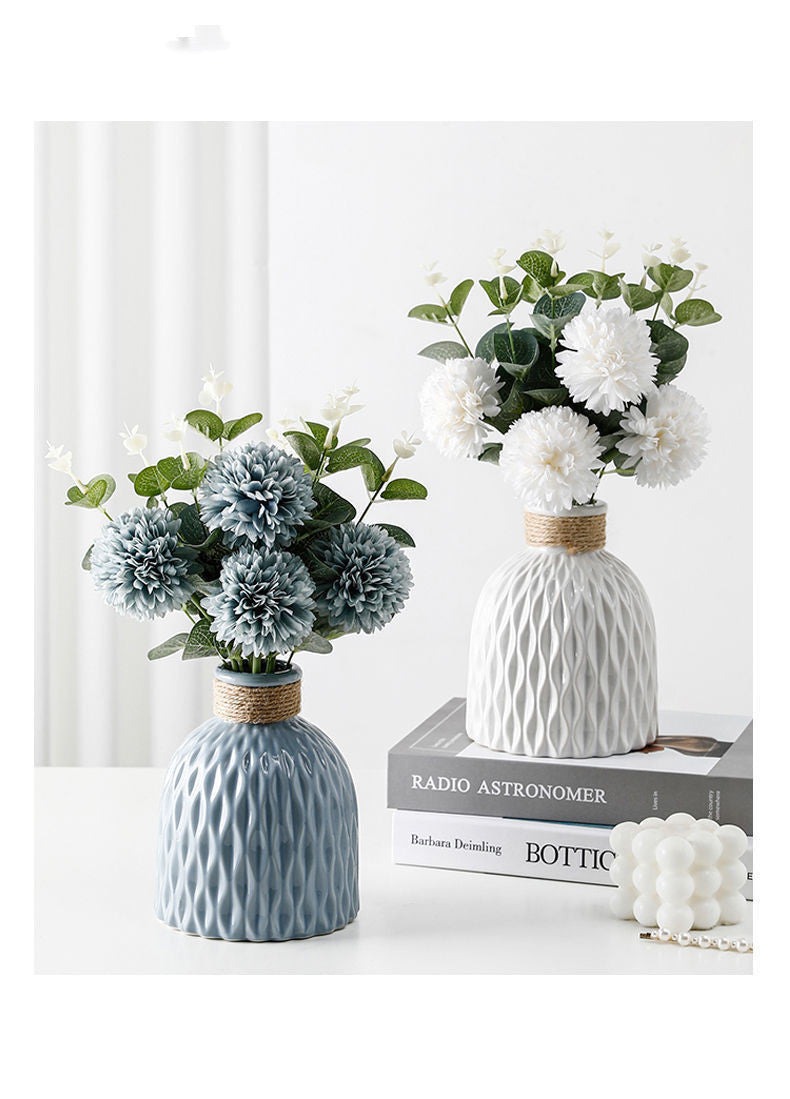 Light Luxury Ceramic Vase Decoration Living Room Bedroom Room Female Decoration