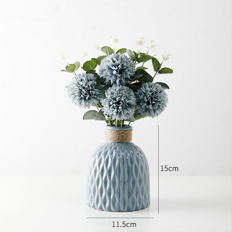 Light Luxury Ceramic Vase Decoration Living Room Bedroom Room Female Decoration