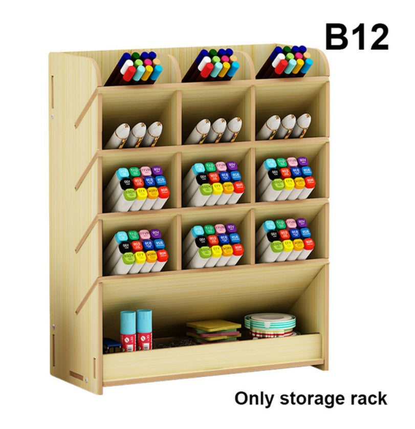 Simple Bookshelf Shelf Table Multi-layer Storage Rack