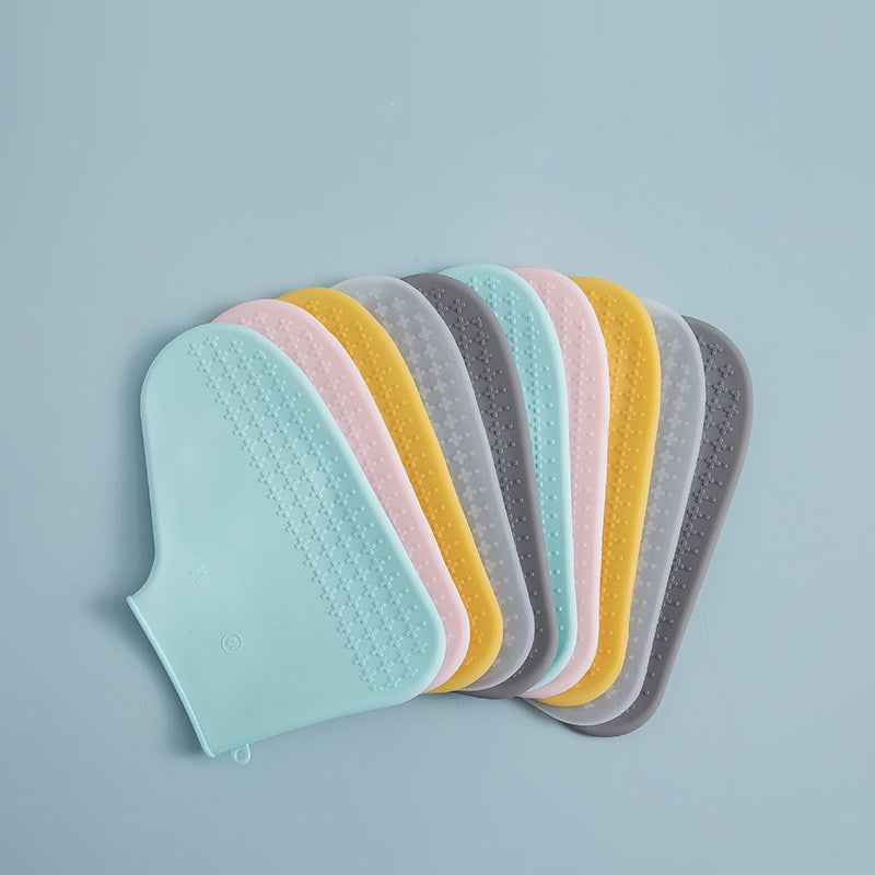 Silicone Waterproof Shoe Covers Are Thick And Durable In Rainy Days