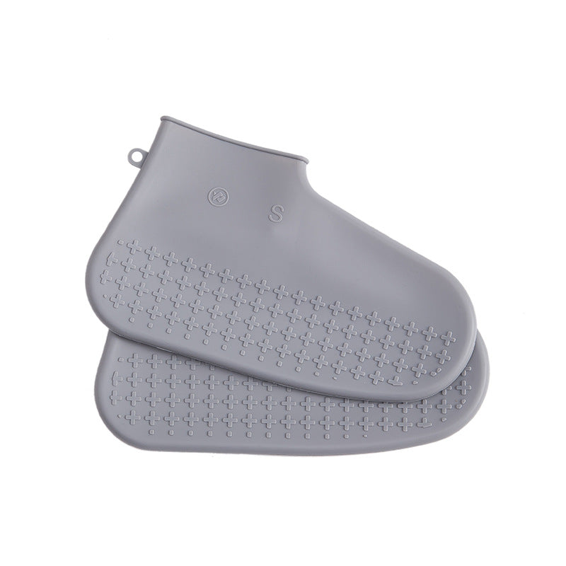 Silicone Waterproof Shoe Covers Are Thick And Durable In Rainy Days