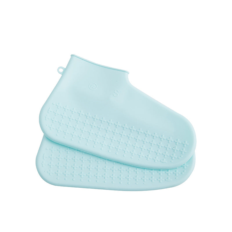 Silicone Waterproof Shoe Covers Are Thick And Durable In Rainy Days