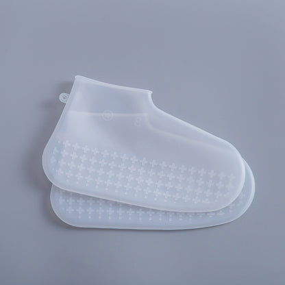 Silicone Waterproof Shoe Covers Are Thick And Durable In Rainy Days