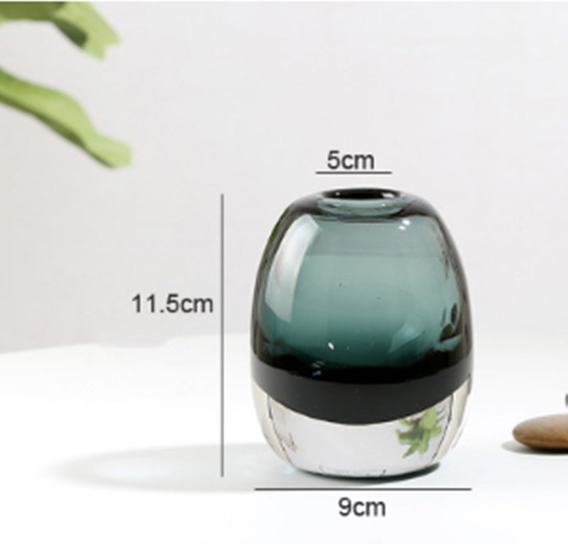 Stained Glass Vase Living Room Decoration Crafts