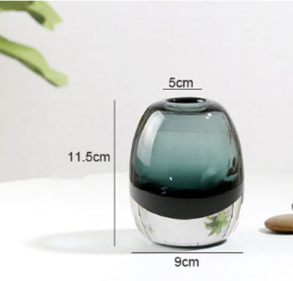 Stained Glass Vase Living Room Decoration Crafts