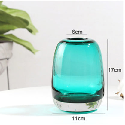 Stained Glass Vase Living Room Decoration Crafts