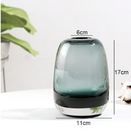 Stained Glass Vase Living Room Decoration Crafts