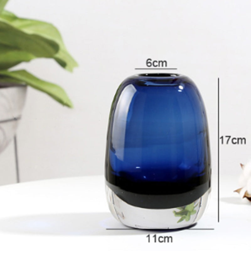 Stained Glass Vase Living Room Decoration Crafts