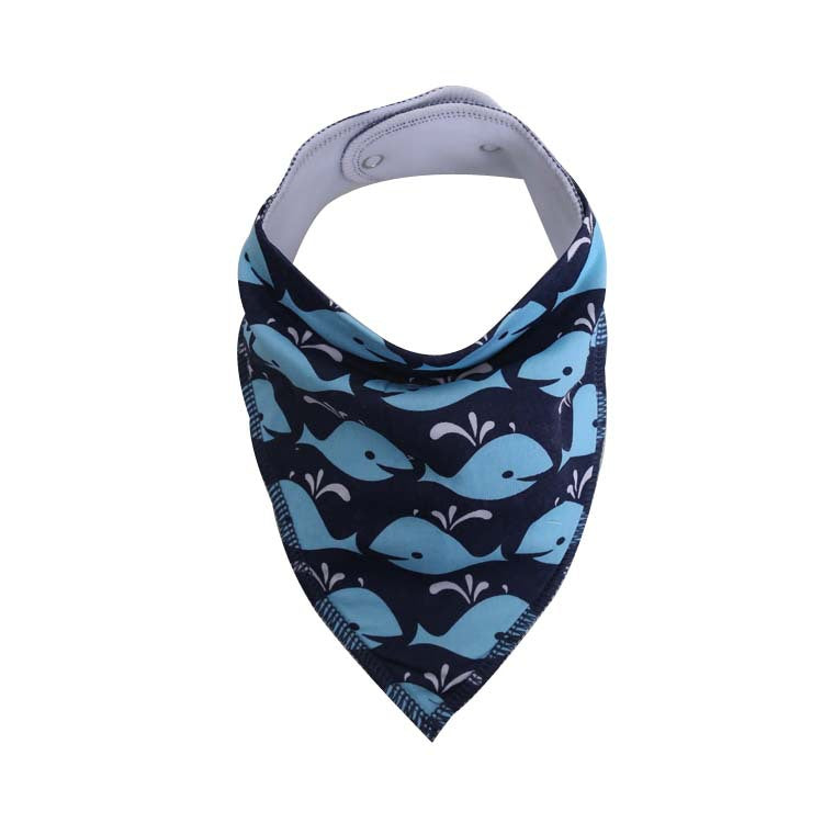 Cotton Cartoon Printing Series Bib Triangle Scarf