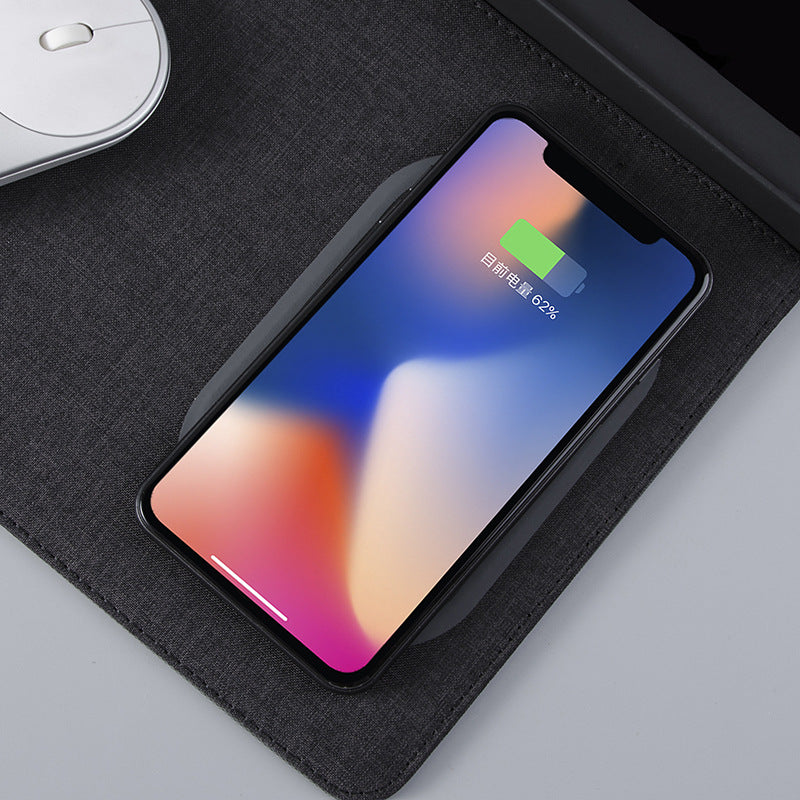 Multifunctional Creative Wireless Charging Mouse Pad With Usb Charger