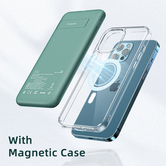 Magnetic Wireless Charging Treasure Back Clip Power Bank