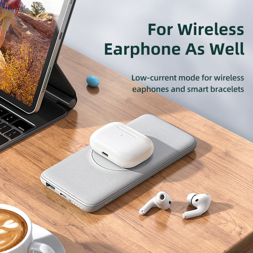 Magnetic Wireless Charging Treasure Back Clip Power Bank