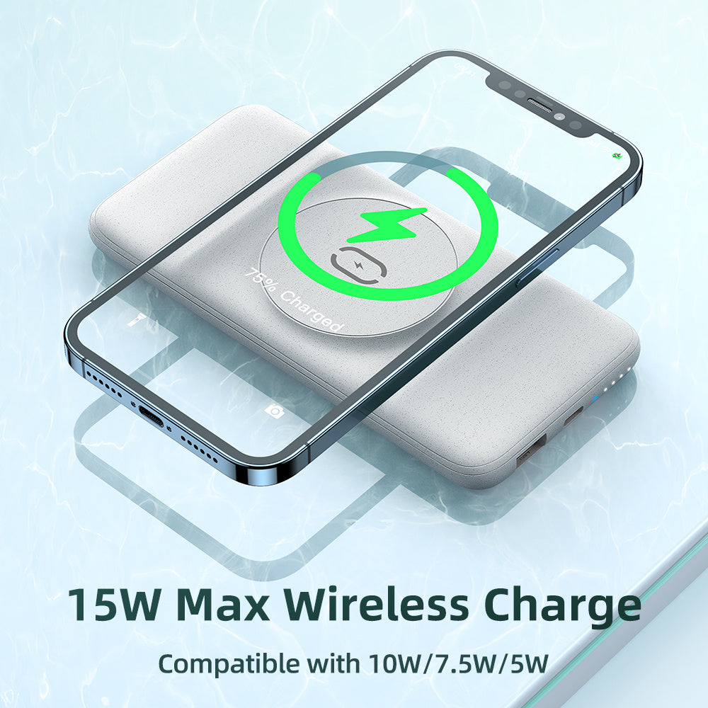 Magnetic Wireless Charging Treasure Back Clip Power Bank
