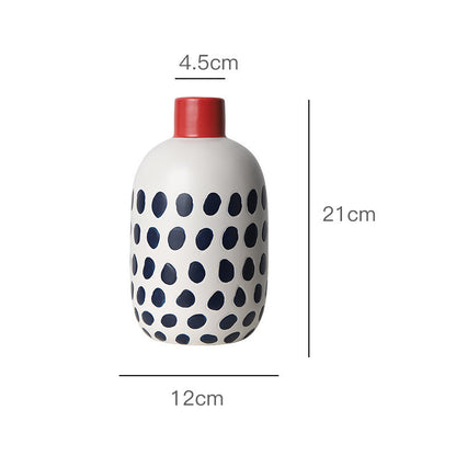 Creative Flower Arrangement Ceramic Vase Living Room Decoration Ornaments