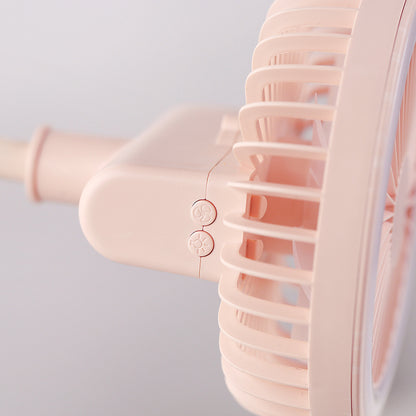 Mini USB Charging Table Lamp Clip Fan