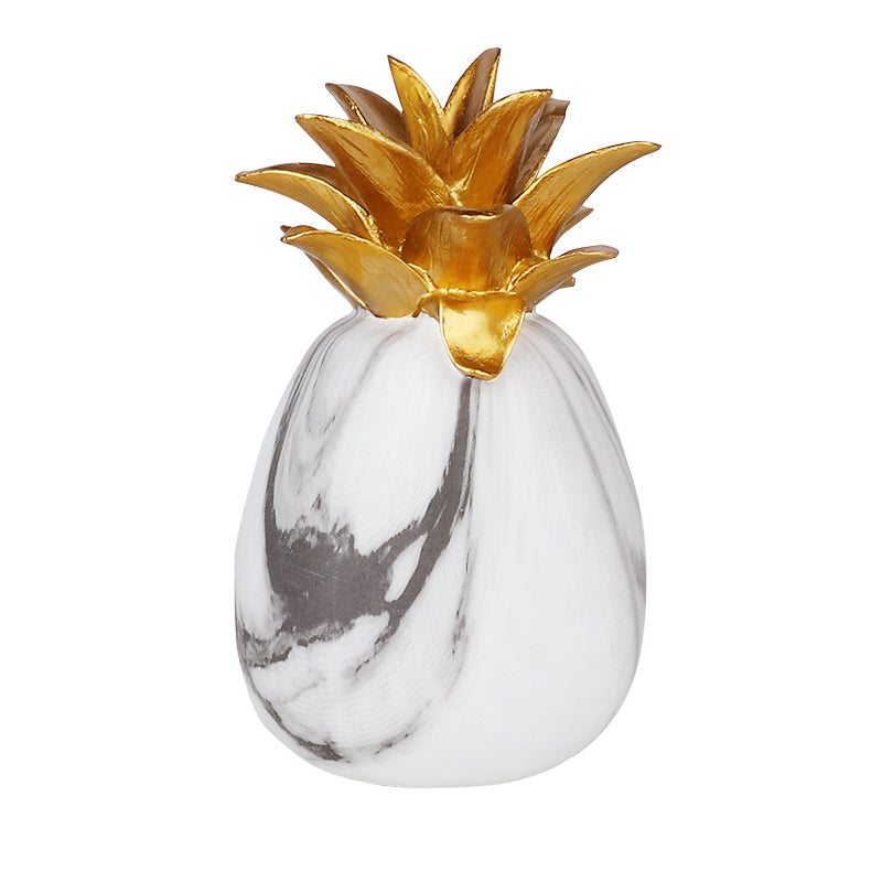 Creative Marbled Resin Pineapple Table Top Decoration