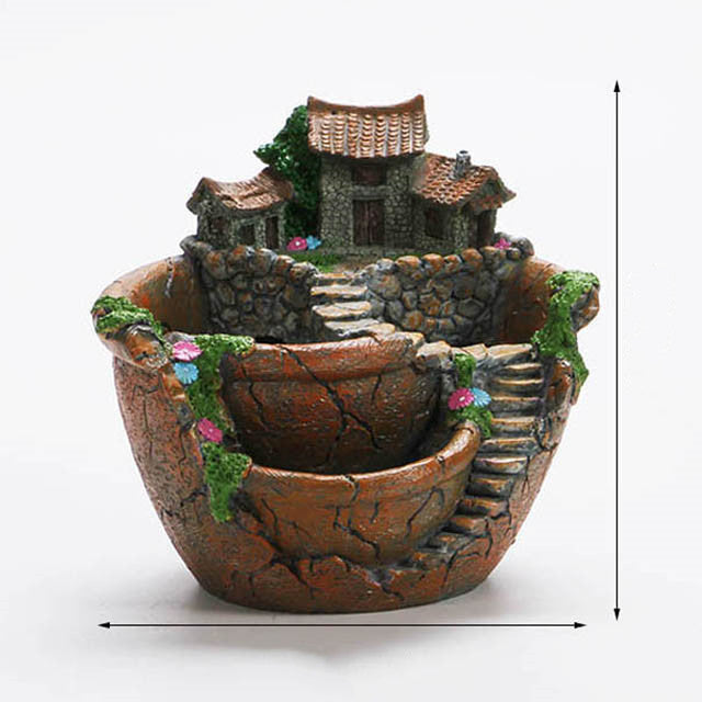 Resin Hanging Garden Succulent Flower Pot