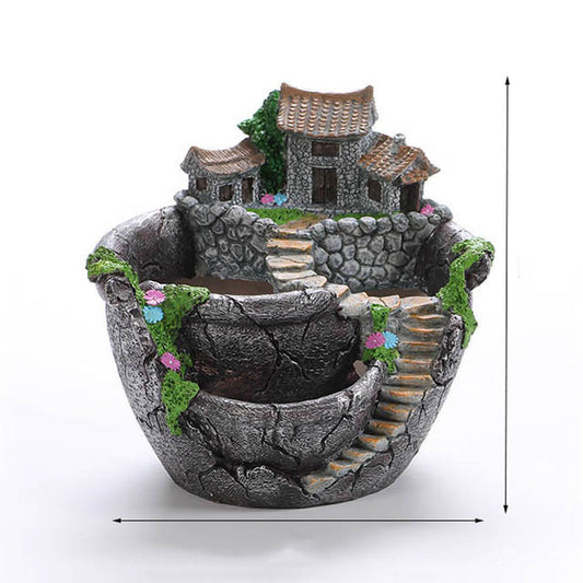 Resin Hanging Garden Succulent Flower Pot