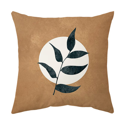 Living Room Sofa Cover Pillowcase Bay Window Cushion Peach Skin