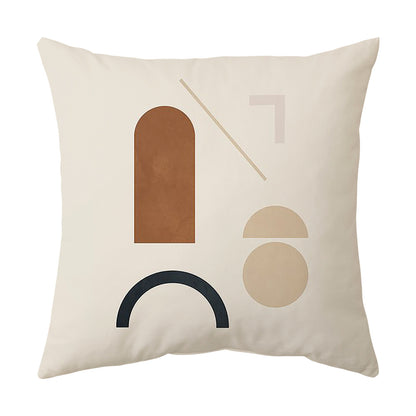 Living Room Sofa Cover Pillowcase Bay Window Cushion Peach Skin