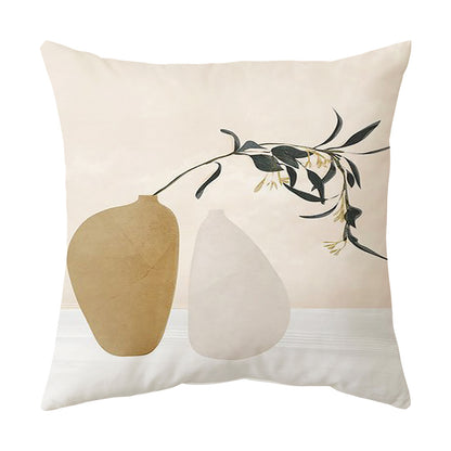 Living Room Sofa Cover Pillowcase Bay Window Cushion Peach Skin