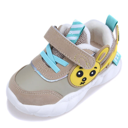 Super Light Solid-soled Sneakers With Velvet Thickening To Keep Warm