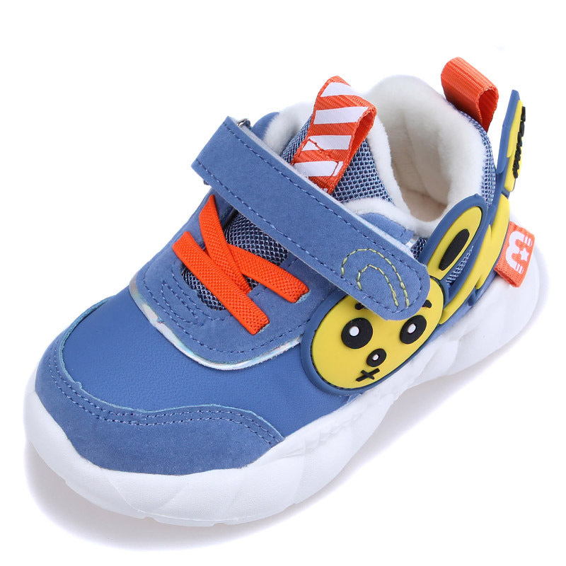 Super Light Solid-soled Sneakers With Velvet Thickening To Keep Warm