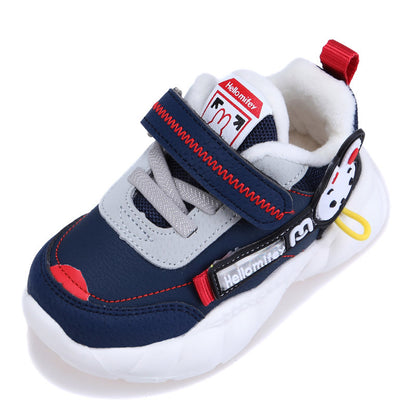 Super Light Solid-soled Sneakers With Velvet Thickening To Keep Warm