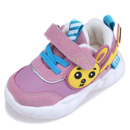 Super Light Solid-soled Sneakers With Velvet Thickening To Keep Warm