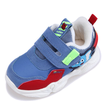 Super Light Solid-soled Sneakers With Velvet Thickening To Keep Warm