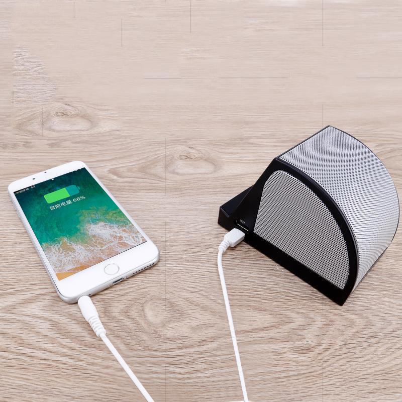 Wireless Charging Phone Holder Mini Subwoofer Bluetooth Speaker