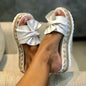 Women Bow Slippers Platform Sandals Shoes Summer - FLIPSTYLEZLLC