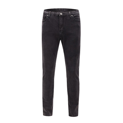 Snowflake washed slim-fit jeans