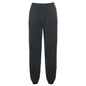 Letter Embroidered Elastic Strap Sweater Pants Women's Sports Casual Pants