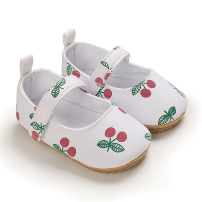 Baby Toddler Shoes Soft Rubber Sole Indoor Soft Sole Princess Shoes