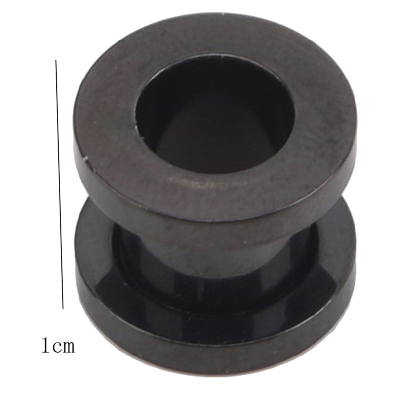 Ear Gauges Stud Earrings Women Alloy Ear Tunnels Plugs Piercing Jewelry Hollow Pulley Ear Stretchers Expander Plugs Tunnels