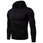 Casual Fashion Plus Size Solid Color Hooded Sweater