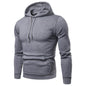 Casual Fashion Plus Size Solid Color Hooded Sweater