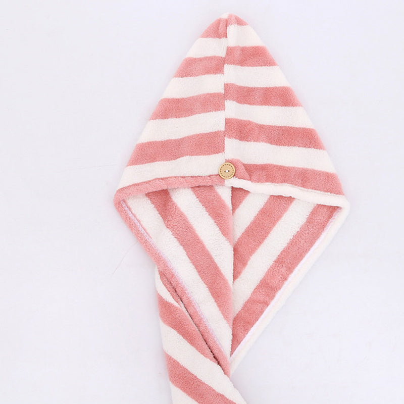 Cartoon Absorbent Thick Coral Fleece Dry Hair Towel