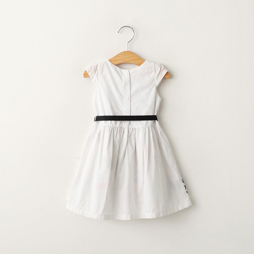 Girls Dream Camouflage Sleeveless Print Dress