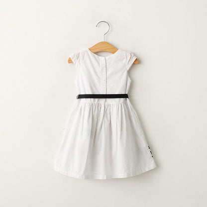 Girls Dream Camouflage Sleeveless Print Dress