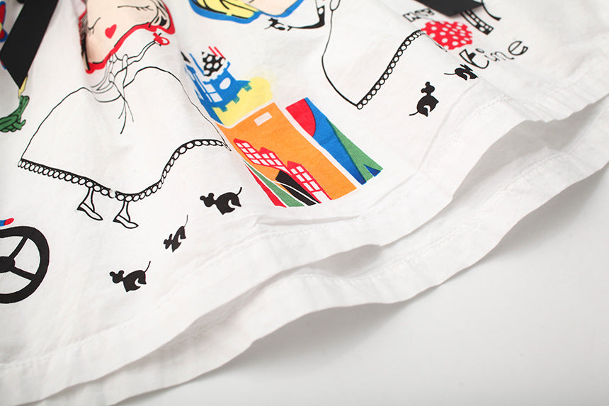 Girls Dream Camouflage Sleeveless Print Dress