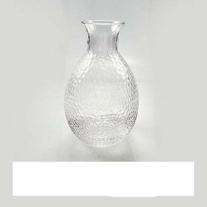 Japanese Sake Pot Set Golden Edge Glass Sake Bottle Set Rice Wine Vodka Wine Cup Flasks Liquor Glasses