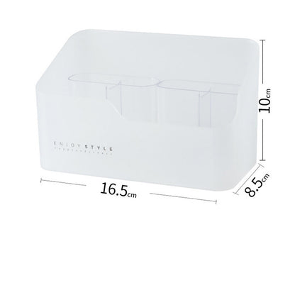 Household Compartment Storage Box Table Mirror Rack